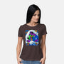 The Great Wave Of Mecha 01-womens basic tee-Bellades