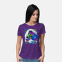 The Great Wave Of Mecha 01-womens basic tee-Bellades