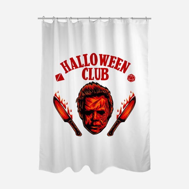 The Halloween Club-none polyester shower curtain-Gomsky