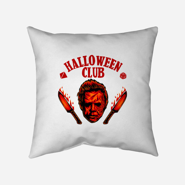 The Halloween Club-none removable cover throw pillow-Gomsky