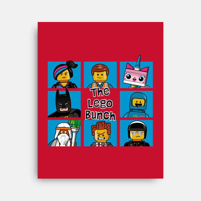 The Lego Bunch-none stretched canvas-jasesa