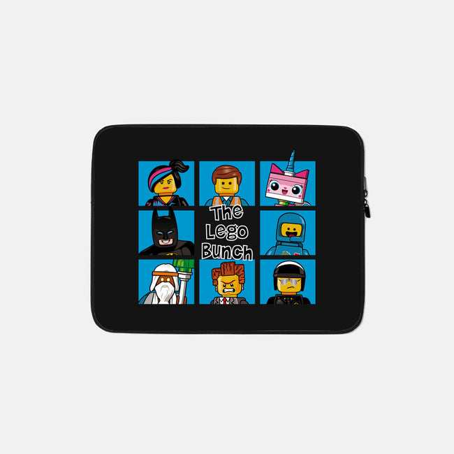 The Lego Bunch-none zippered laptop sleeve-jasesa