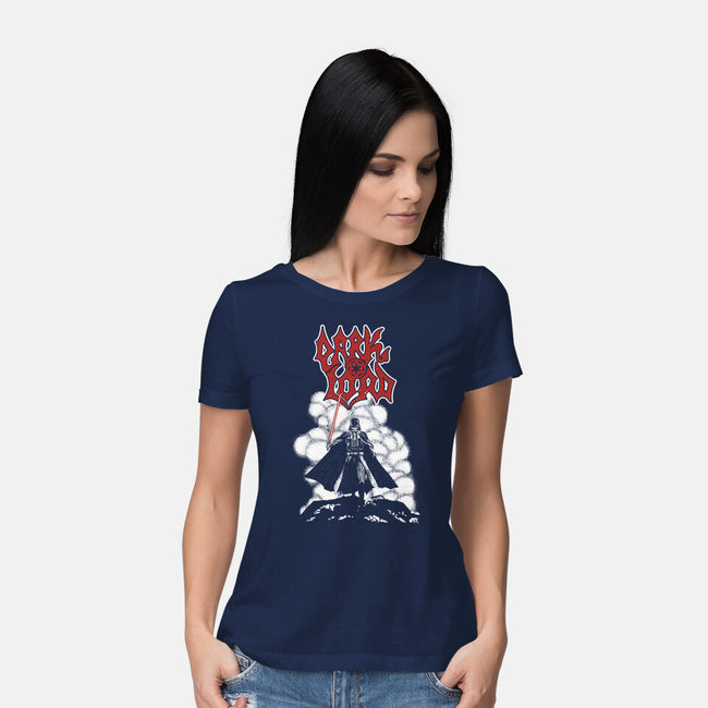 The Lord Of Darkness-womens basic tee-retrodivision