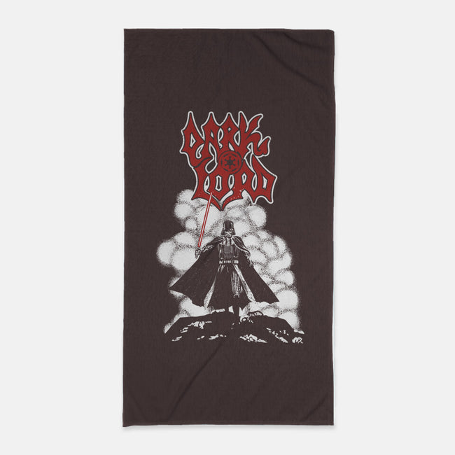 The Lord Of Darkness-none beach towel-retrodivision