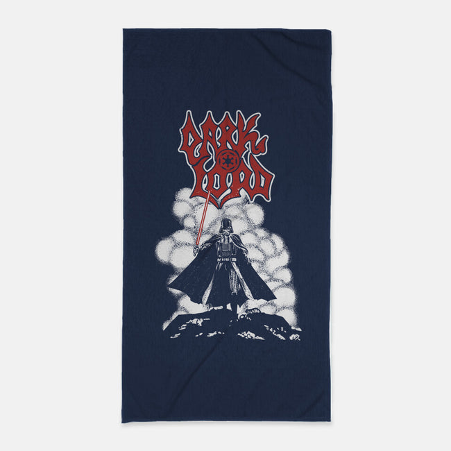 The Lord Of Darkness-none beach towel-retrodivision