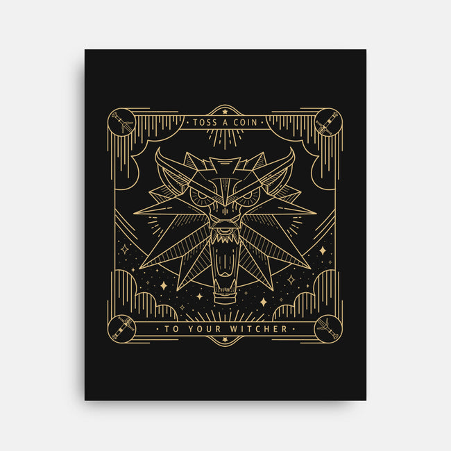 To Your Witcher-none stretched canvas-Loreley Panacoton