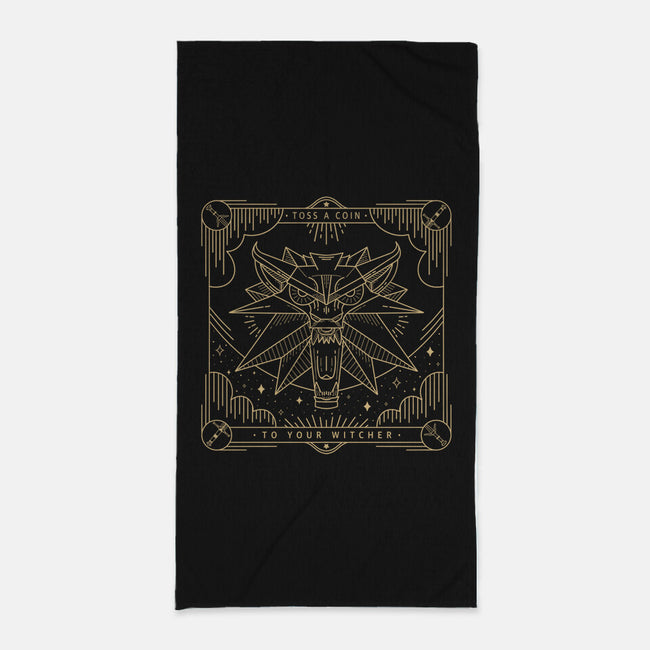 To Your Witcher-none beach towel-Loreley Panacoton