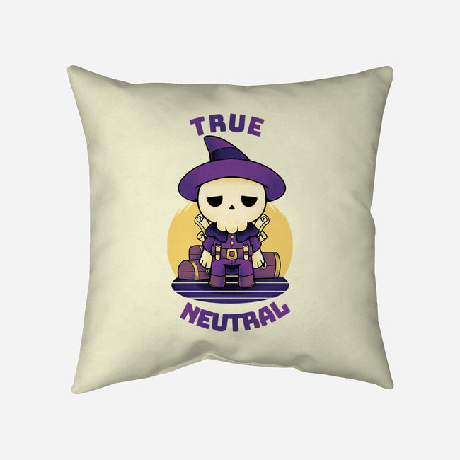 True Neutral-none removable cover throw pillow-FunkVampire