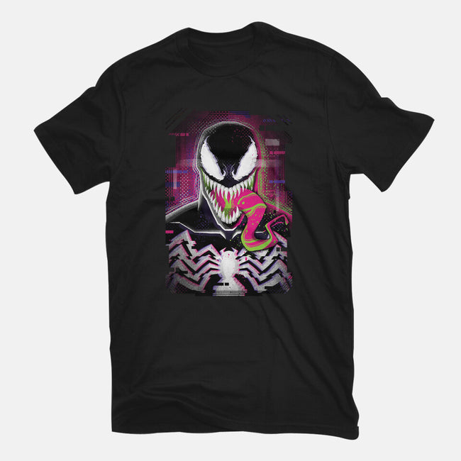 Venom Glitch-womens basic tee-danielmorris1993