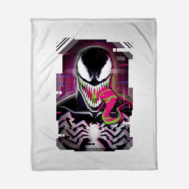 Venom Glitch-none fleece blanket-danielmorris1993