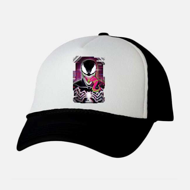 Venom Glitch-unisex trucker hat-danielmorris1993