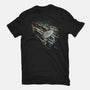 Boldly Going Into Deep Space-mens basic tee-kharmazero