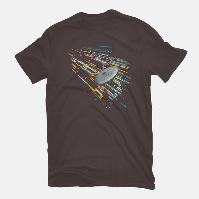 Boldly Going Into Deep Space-womens basic tee-kharmazero