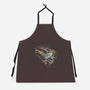 Boldly Going Into Deep Space-unisex kitchen apron-kharmazero