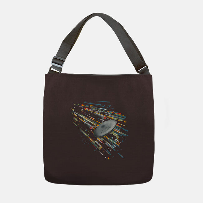 Boldly Going Into Deep Space-none adjustable tote bag-kharmazero