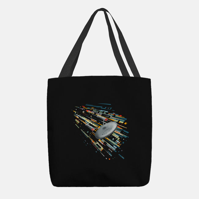 Boldly Going Into Deep Space-none basic tote bag-kharmazero