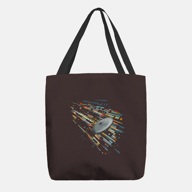 Boldly Going Into Deep Space-none basic tote bag-kharmazero