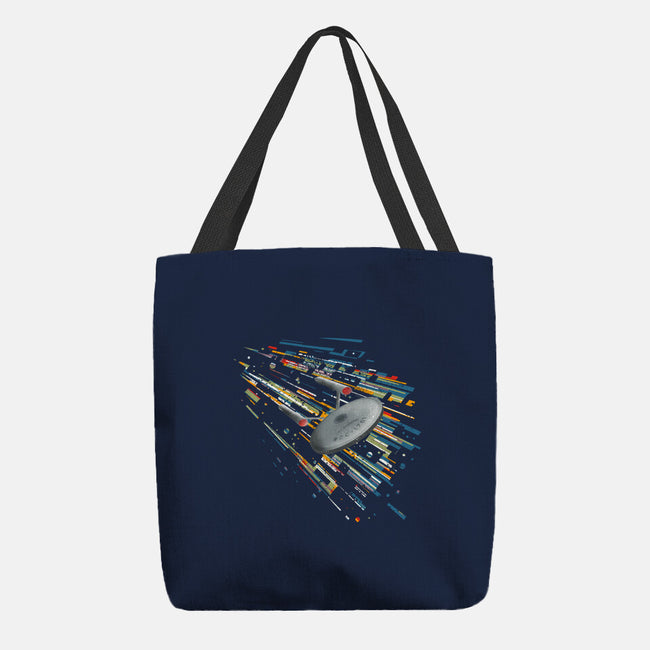 Boldly Going Into Deep Space-none basic tote bag-kharmazero