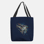 Boldly Going Into Deep Space-none basic tote bag-kharmazero