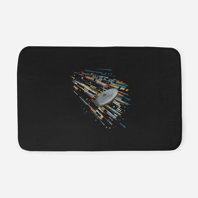 Boldly Going Into Deep Space-none memory foam bath mat-kharmazero