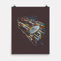 Boldly Going Into Deep Space-none matte poster-kharmazero