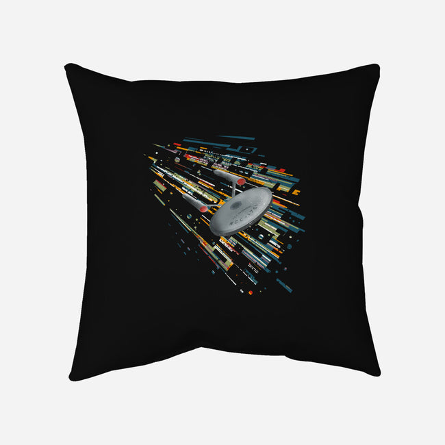 Boldly Going Into Deep Space-none removable cover w insert throw pillow-kharmazero