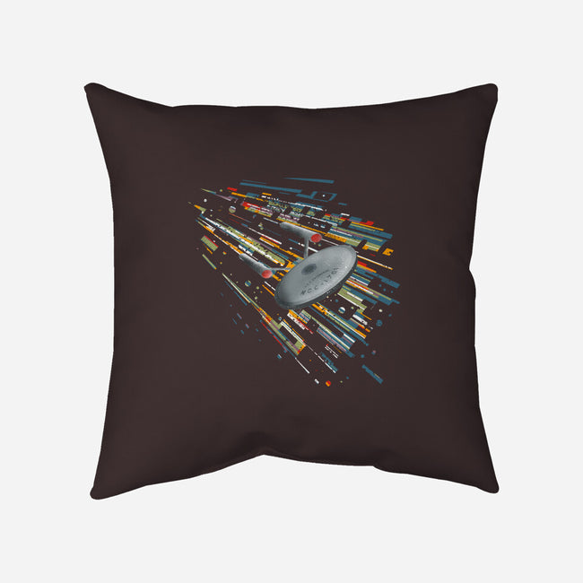 Boldly Going Into Deep Space-none removable cover w insert throw pillow-kharmazero