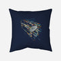 Boldly Going Into Deep Space-none removable cover w insert throw pillow-kharmazero