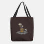 The Beagle Has Landed-none basic tote bag-kg07