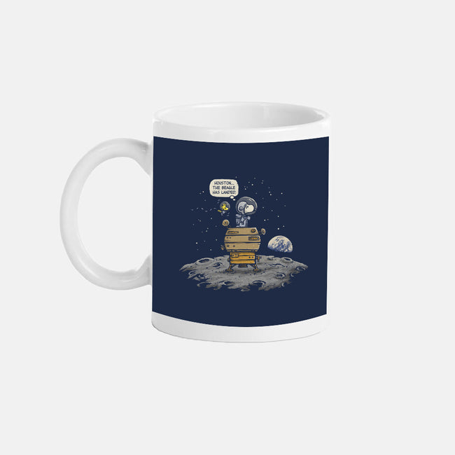 The Beagle Has Landed-none mug drinkware-kg07