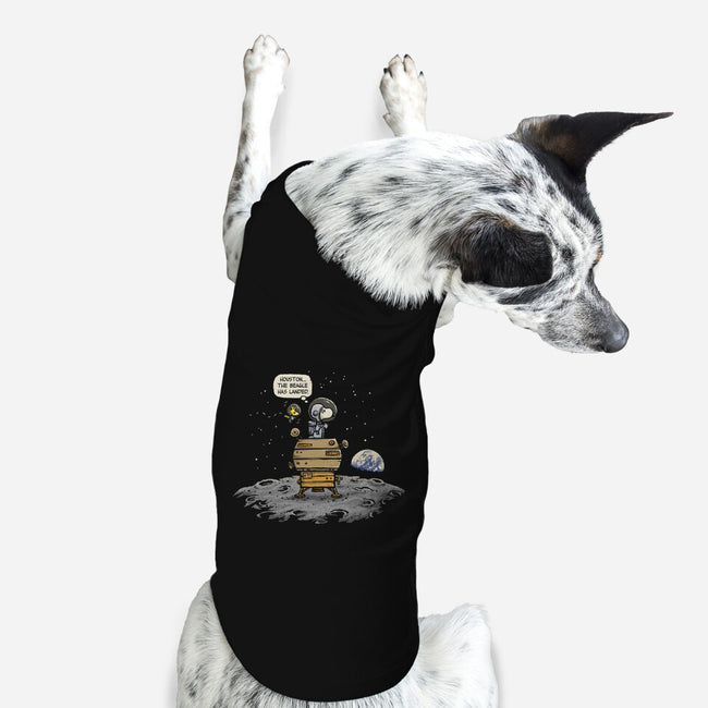 The Beagle Has Landed-dog basic pet tank-kg07