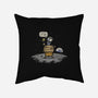 The Beagle Has Landed-none removable cover w insert throw pillow-kg07