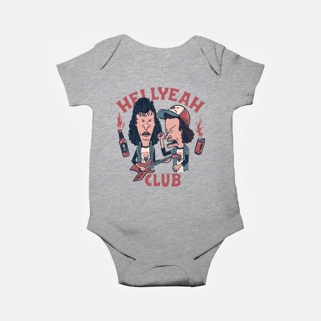 Hellyeah Club-baby basic onesie-momma_gorilla