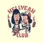 Hellyeah Club-none polyester shower curtain-momma_gorilla