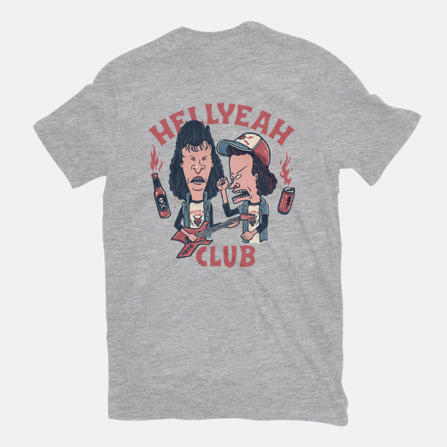 Hellyeah Club-womens fitted tee-momma_gorilla