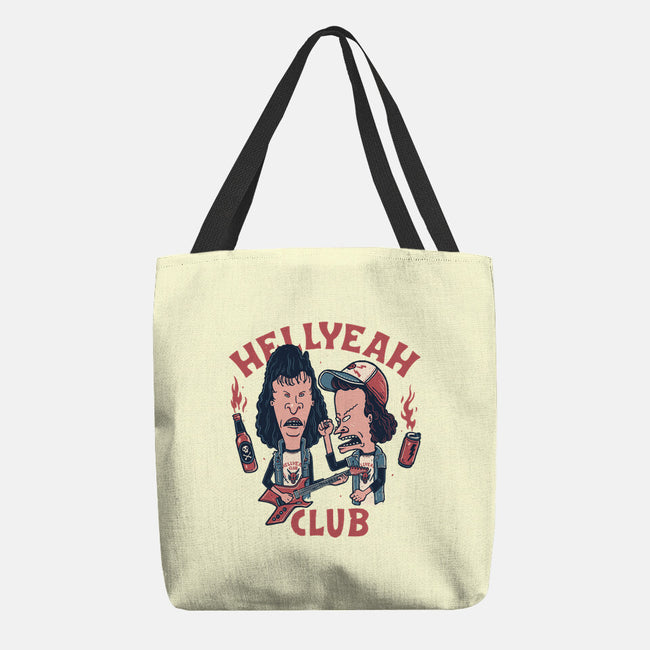 Hellyeah Club-none basic tote bag-momma_gorilla