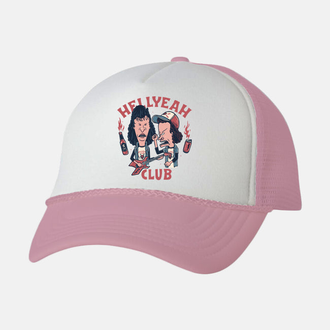 Hellyeah Club-unisex trucker hat-momma_gorilla
