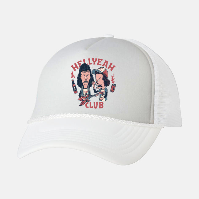 Hellyeah Club-unisex trucker hat-momma_gorilla