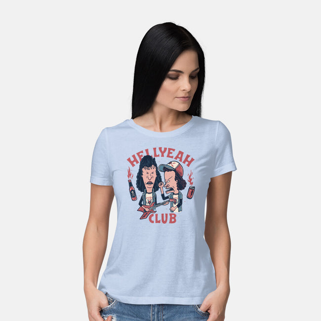 Hellyeah Club-womens basic tee-momma_gorilla