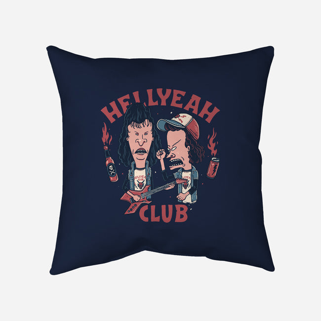 Hellyeah Club-none removable cover throw pillow-momma_gorilla