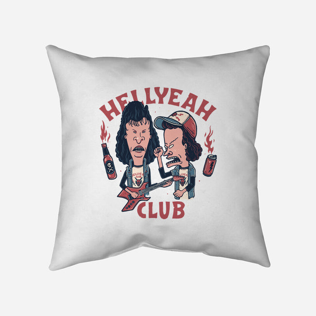Hellyeah Club-none removable cover throw pillow-momma_gorilla