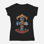 Appetite For Corruption-womens v-neck tee-Skullpy