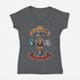Appetite For Corruption-womens v-neck tee-Skullpy