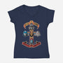 Appetite For Corruption-womens v-neck tee-Skullpy