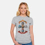 Appetite For Corruption-womens fitted tee-Skullpy