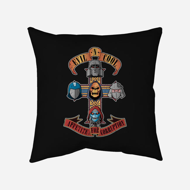 Appetite For Corruption-none removable cover w insert throw pillow-Skullpy