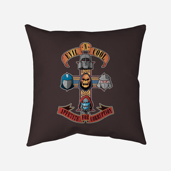 Appetite For Corruption-none removable cover w insert throw pillow-Skullpy