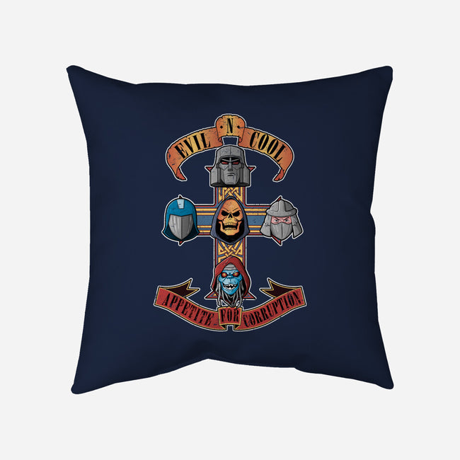 Appetite For Corruption-none removable cover w insert throw pillow-Skullpy