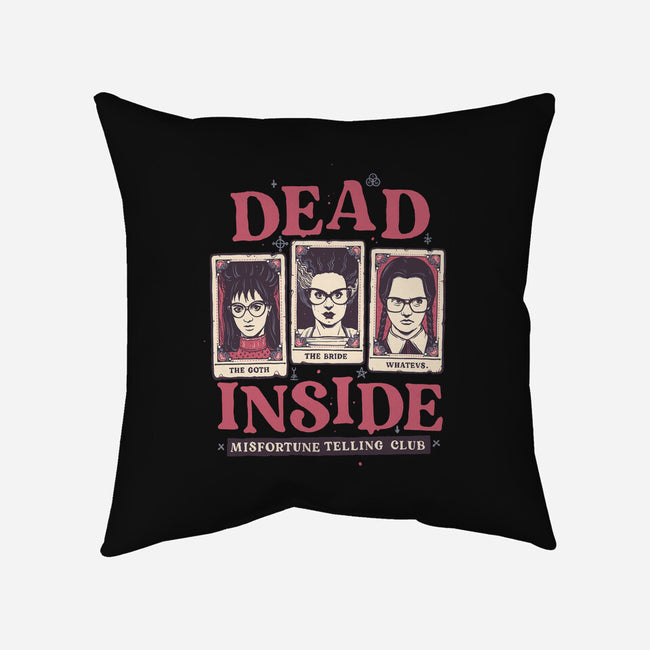 Misfortune Telling Club-none removable cover w insert throw pillow-momma_gorilla