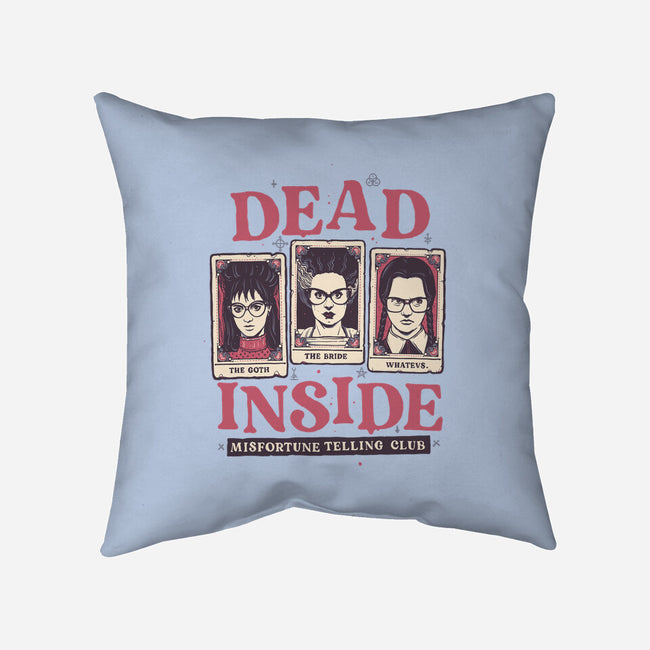 Misfortune Telling Club-none removable cover w insert throw pillow-momma_gorilla